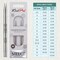 KnitPro Stelo Interchangeable Circular Knitting Needles 5" (13cm) Size 2.5 - 17